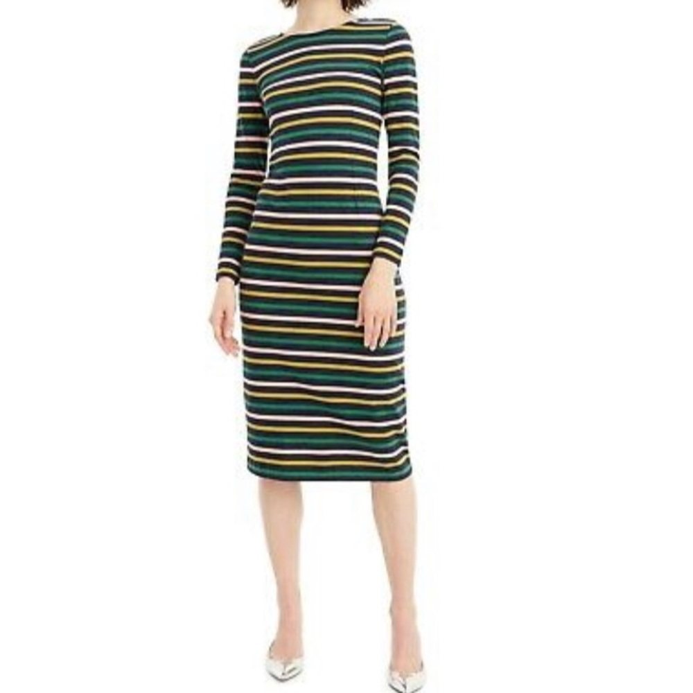 J. Crew | Long Sleeved Striped Dress